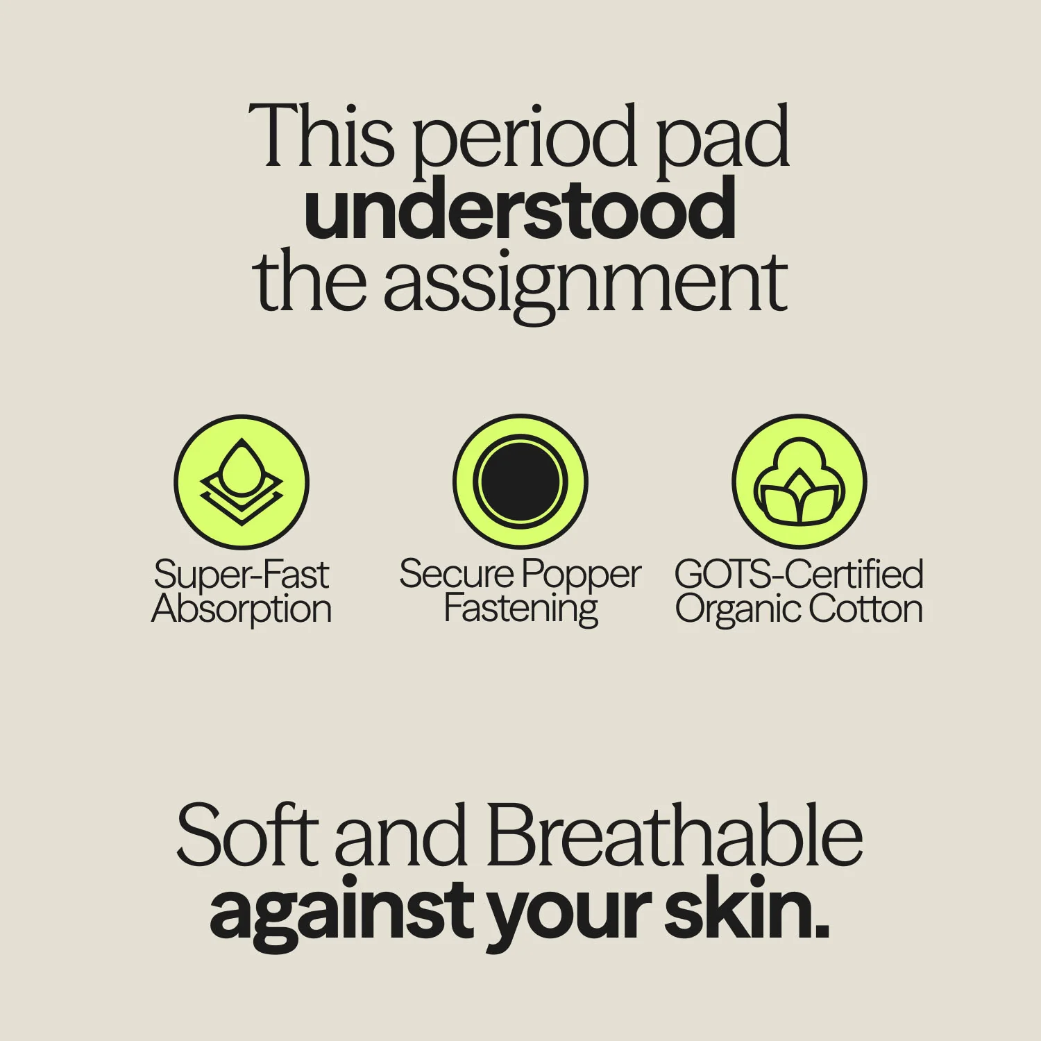 WUKA Reusable Period Pads Medium - 2 Pack - Image 5